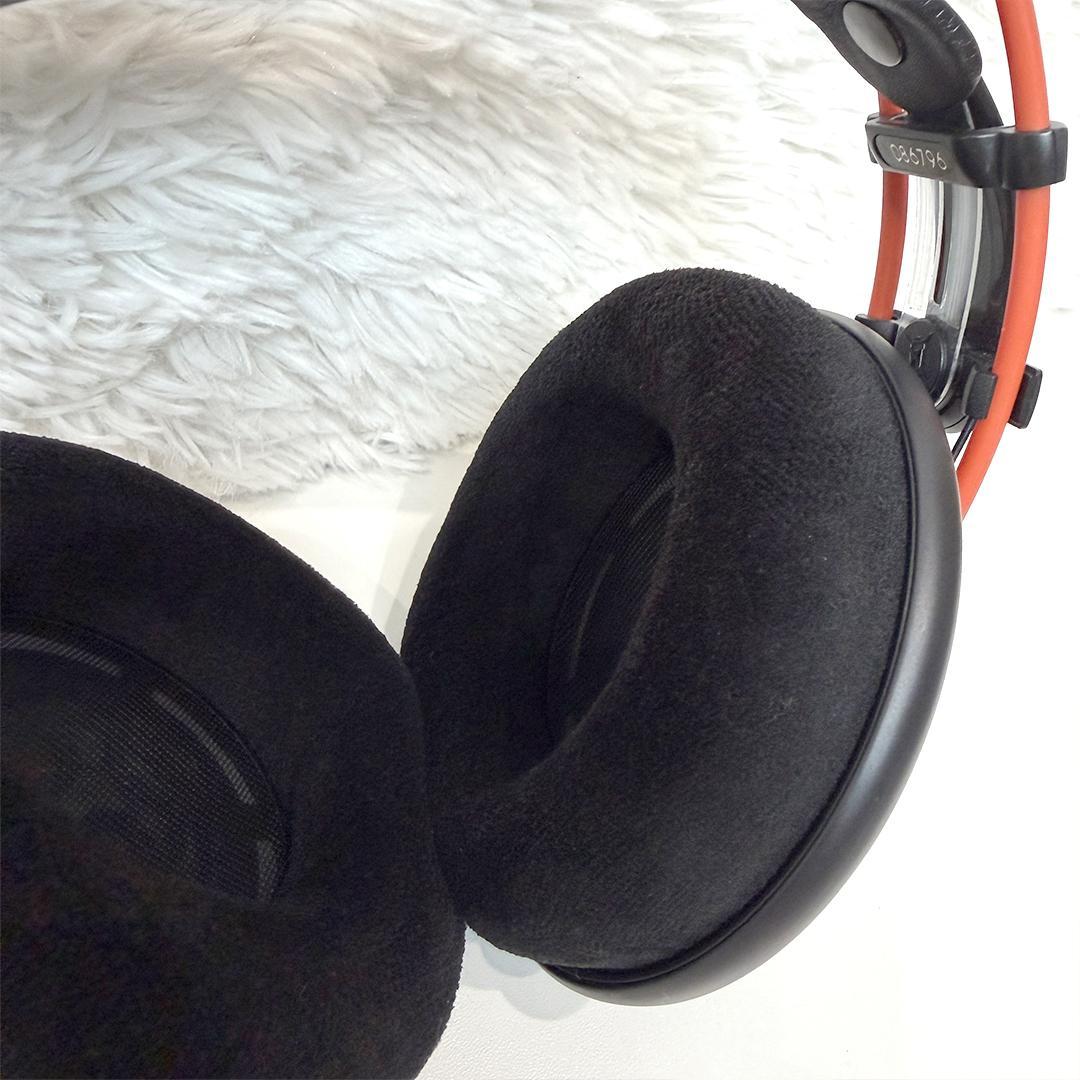 AKG K712 PRO 有線ヘッドフォン ブラック×オレンジ