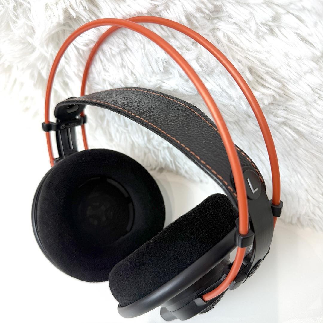 AKG K712 PRO 有線ヘッドフォン ブラック×オレンジ