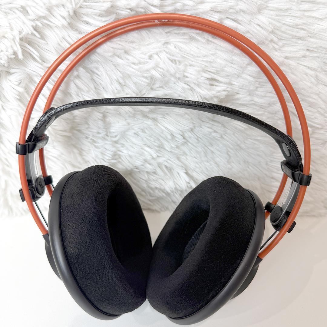AKG K712 PRO 有線ヘッドフォン ブラック×オレンジ