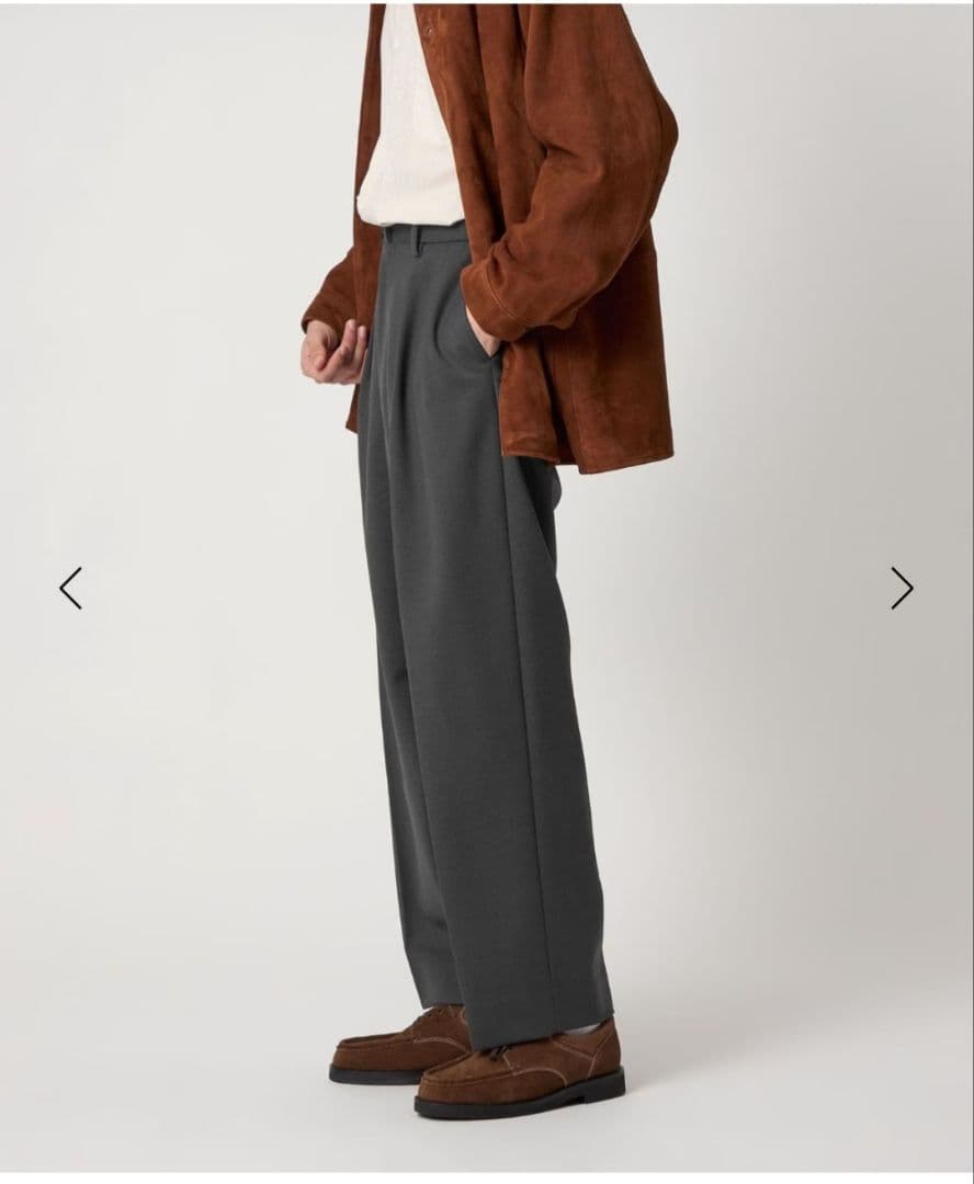 Steven Alan ドレストラウザー ヴィンテージツイル インツープリーツ