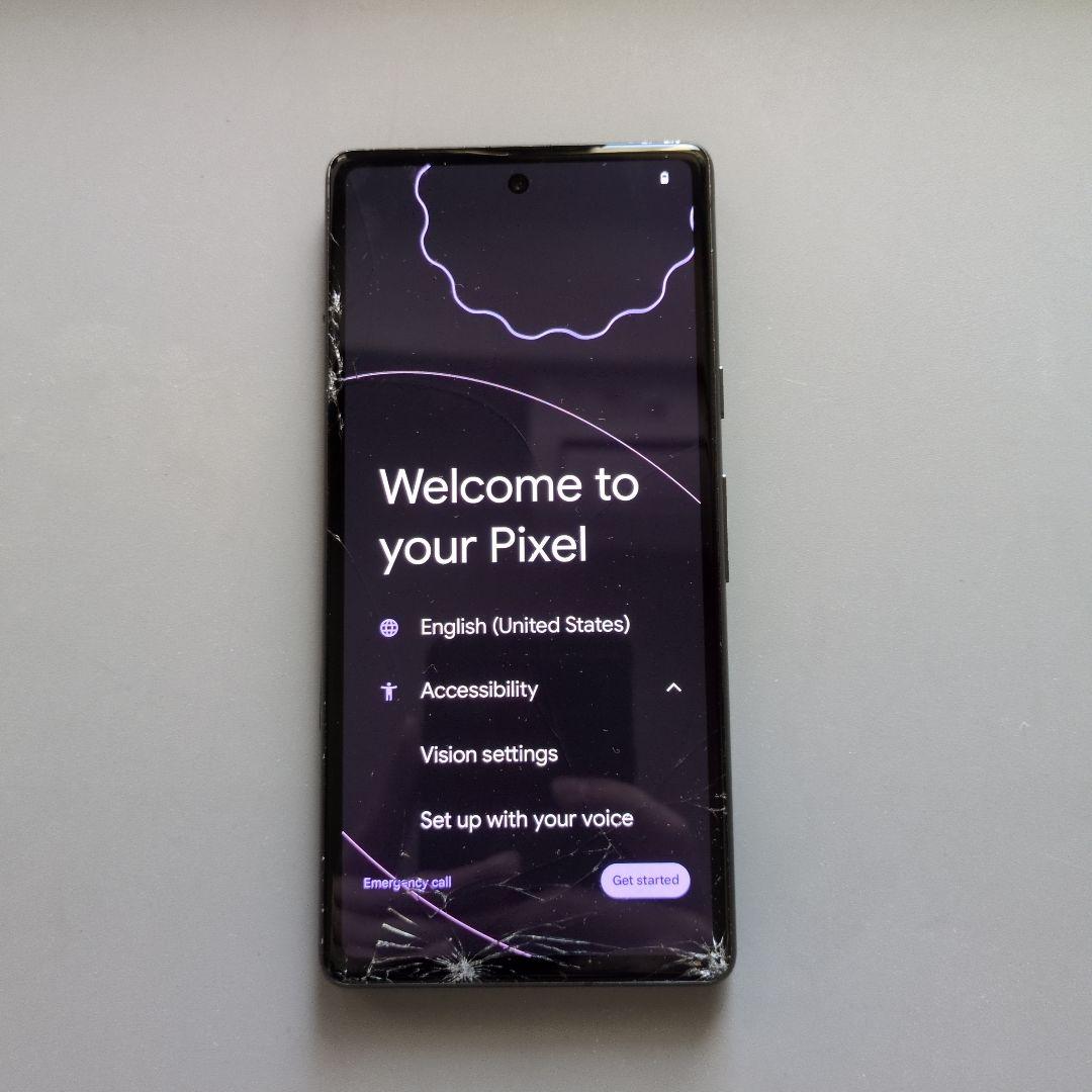 Google Pixel 7a／本体／画面割れアリ