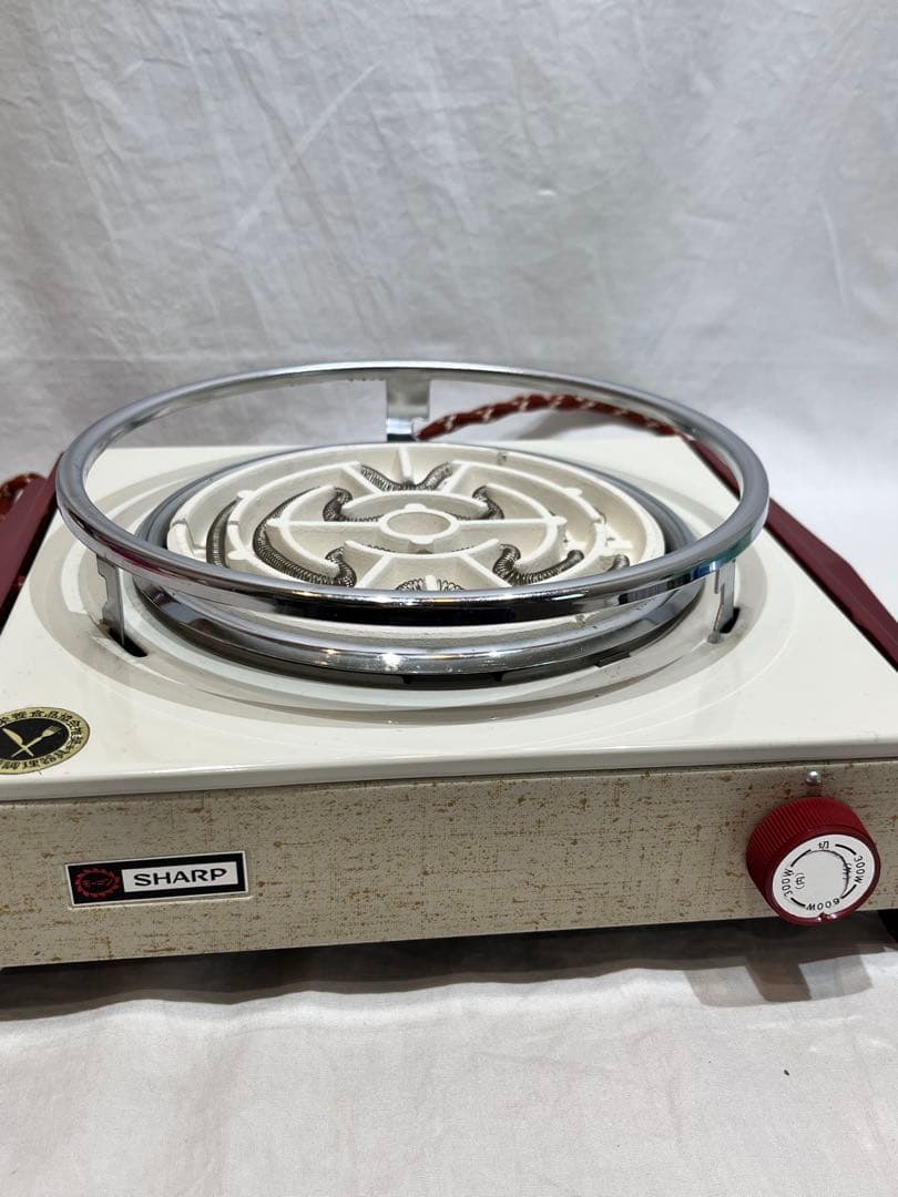 美品！シャープ　電気コンロ　KH-619 600w 昭和レトロ
