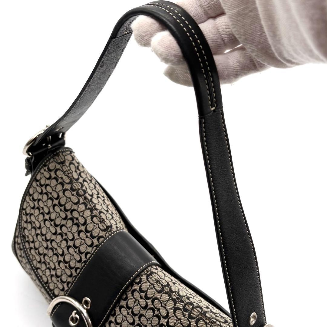 COACH コーチ ソーホー ワンショルダー ミニシグネチャー ブラック