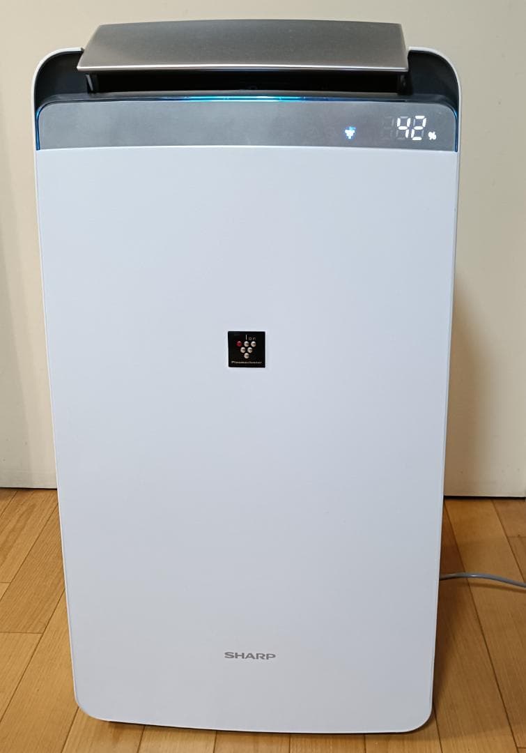 美品24年SHARP除湿機CV-R180-Wハイパワー衣類乾燥プラズマクラスター