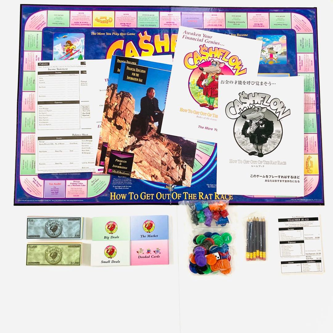 【専用】キャッシュフロー101英語版 日本語説明書付き ボードゲーム