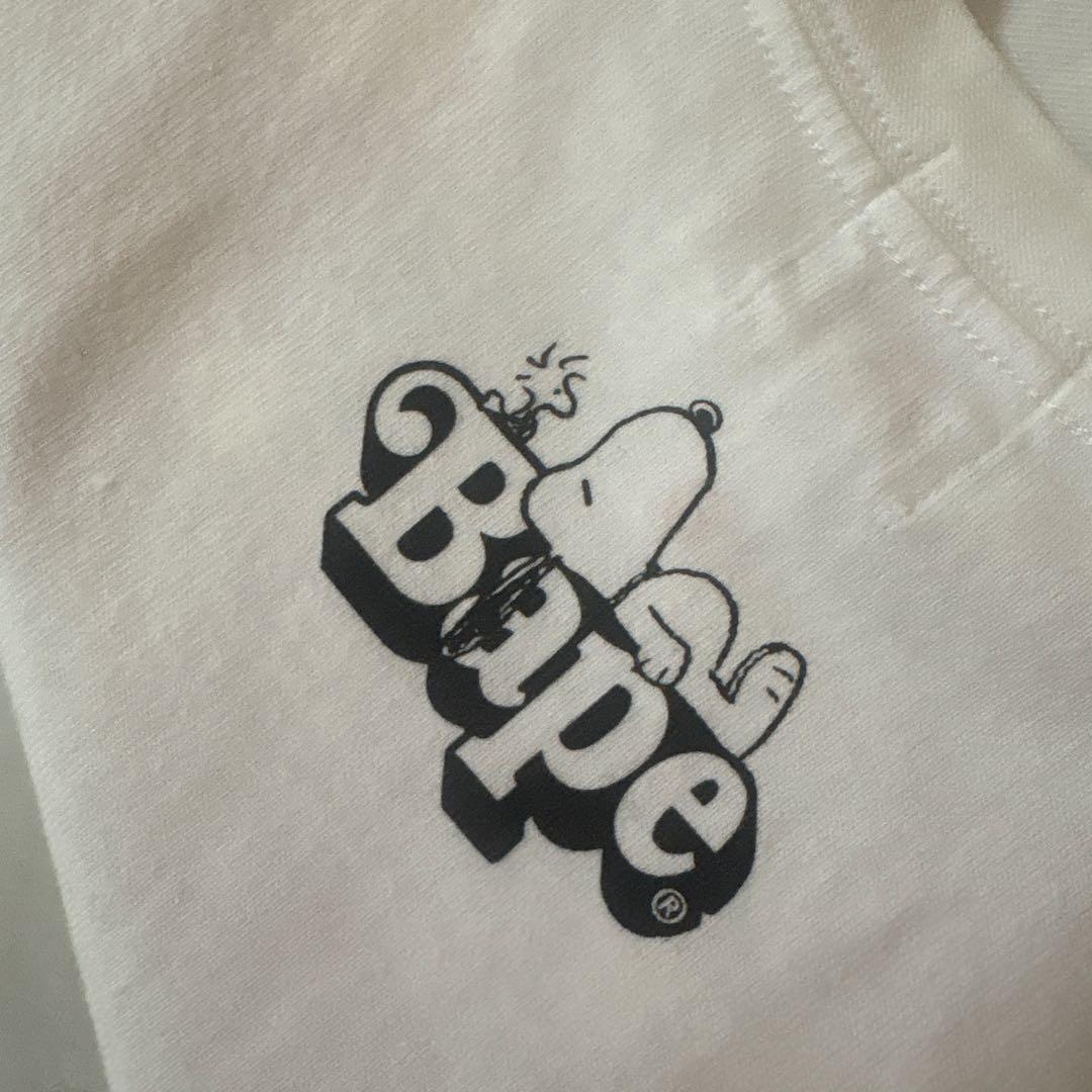BAPE KIDS スヌーピー コラボ Tシャツ ②