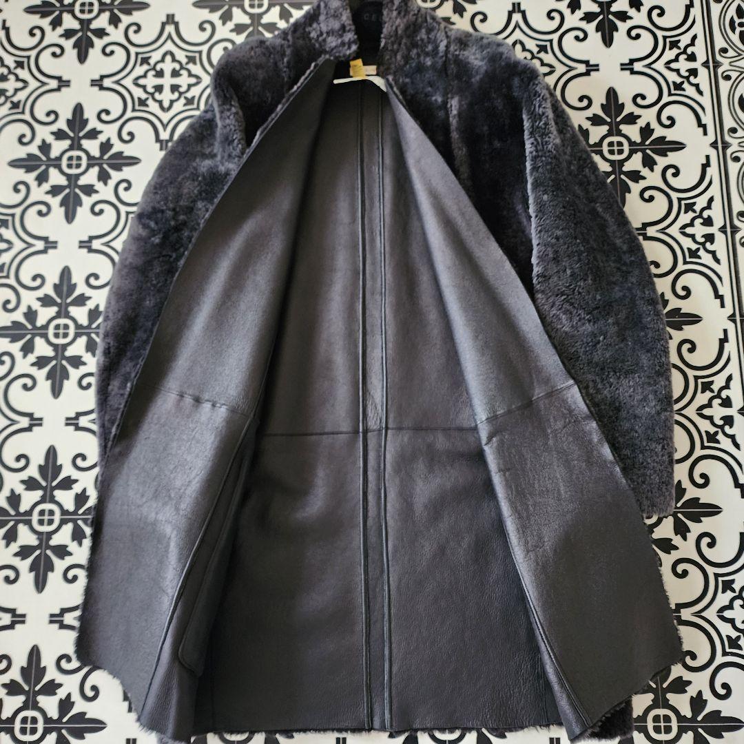 CELINE セリーヌ　エッグクロンビー　ムートンコート34