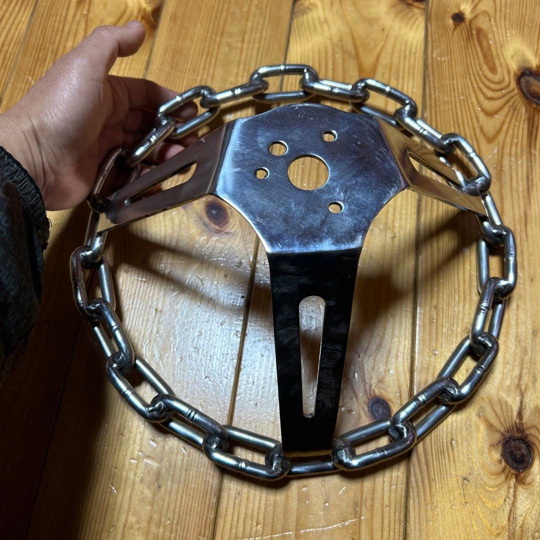 チェーンステアリング　70's ローライダー チカーノ　インパラ　ベルエア