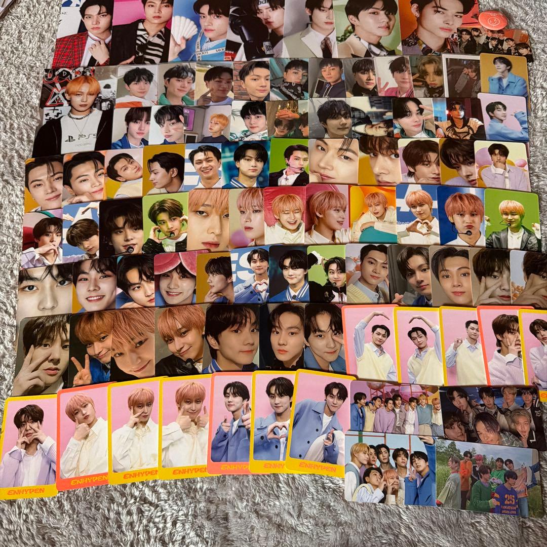 ENHYPEN トレカ ポストカード 缶バッジ 91点セット