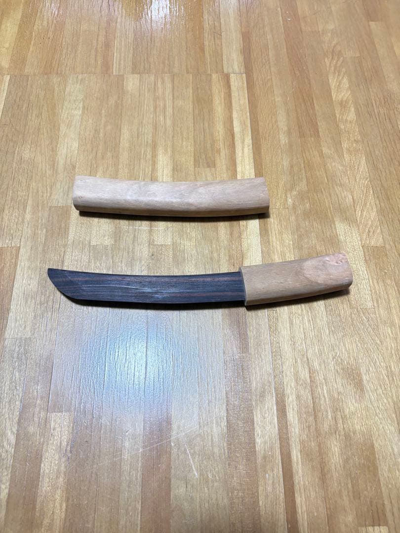 短刀(木刀) 黒檀　山桜