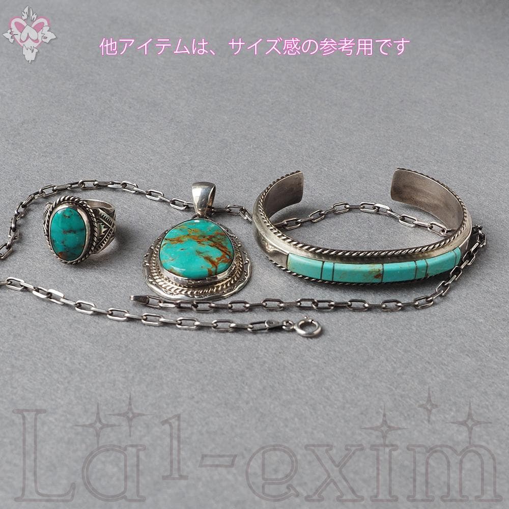 天然石 ターコイズ インディアンジュエリー シルバー バングル インレイ ナバホ