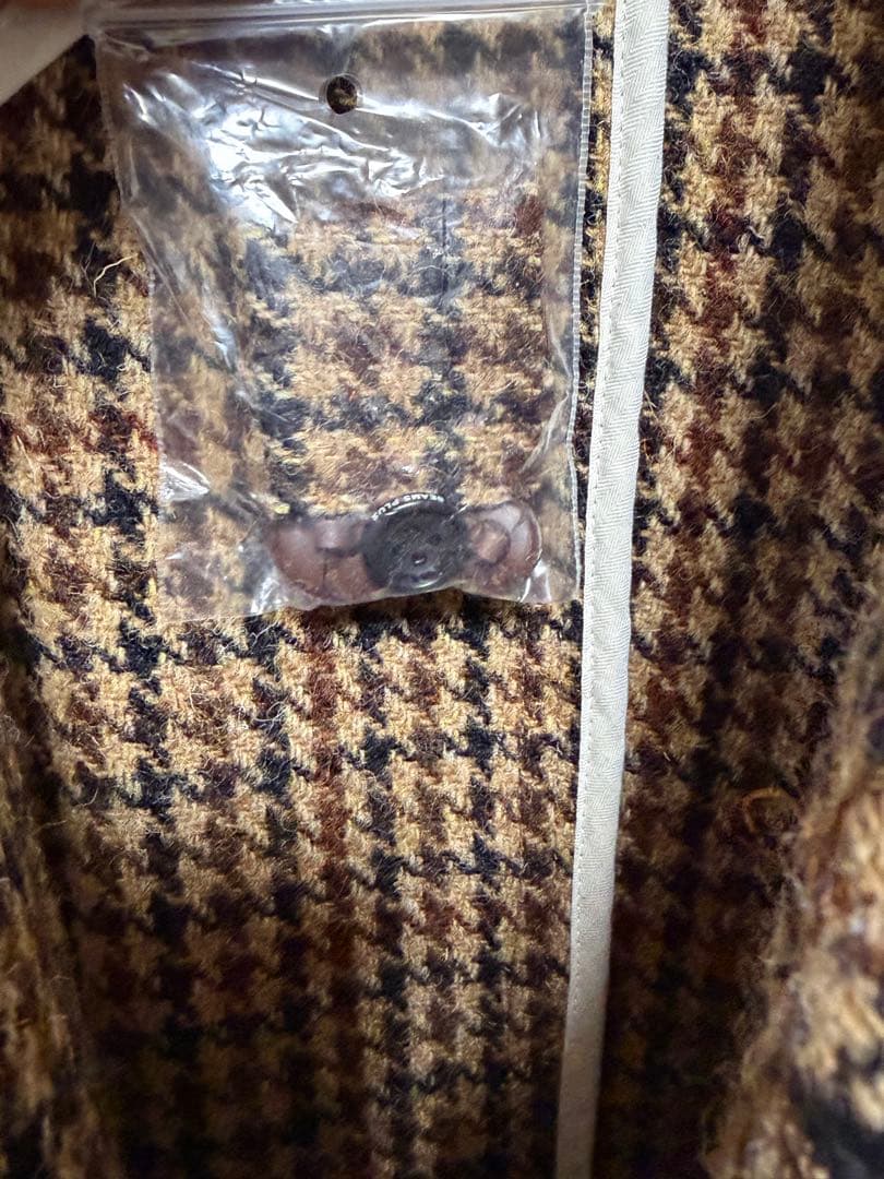 BEAMS＋ ハリスツイード テーラードジャケット XL ガンクラブチェック