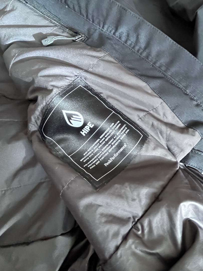 peak performance スキーウェア 黒/赤