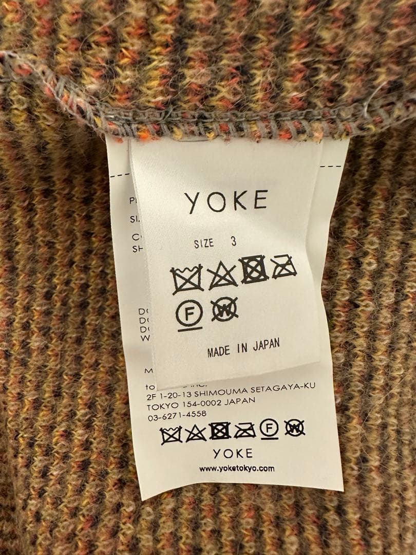 YOKE ROTHKO JACQUARD CREW NECK サイズ3
