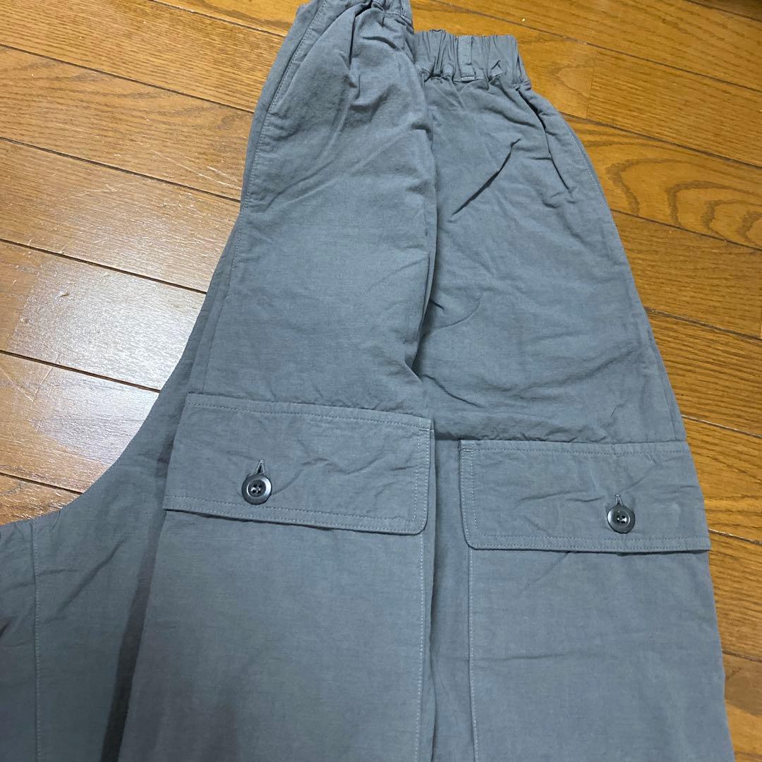 ネストローブ nest robe コットンリネンパンツ　グレー