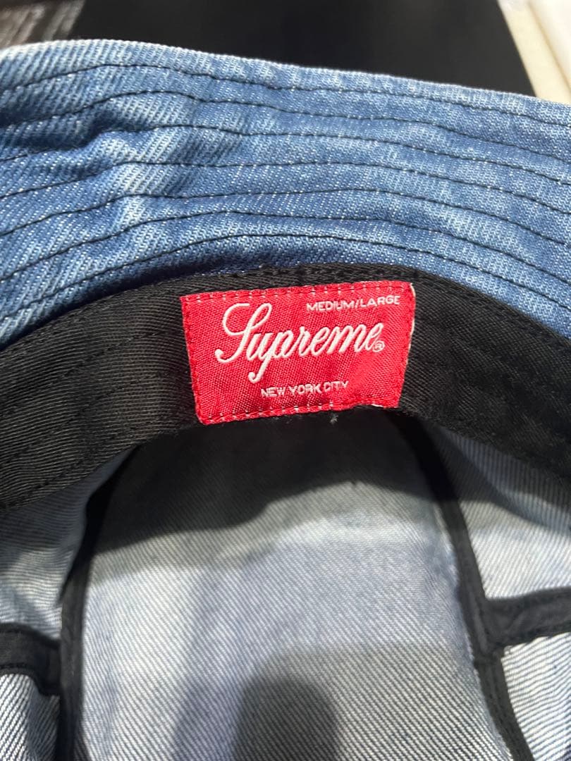 2024FW シュプリーム クラシック ロゴ クラッシャー \"デニム\"
