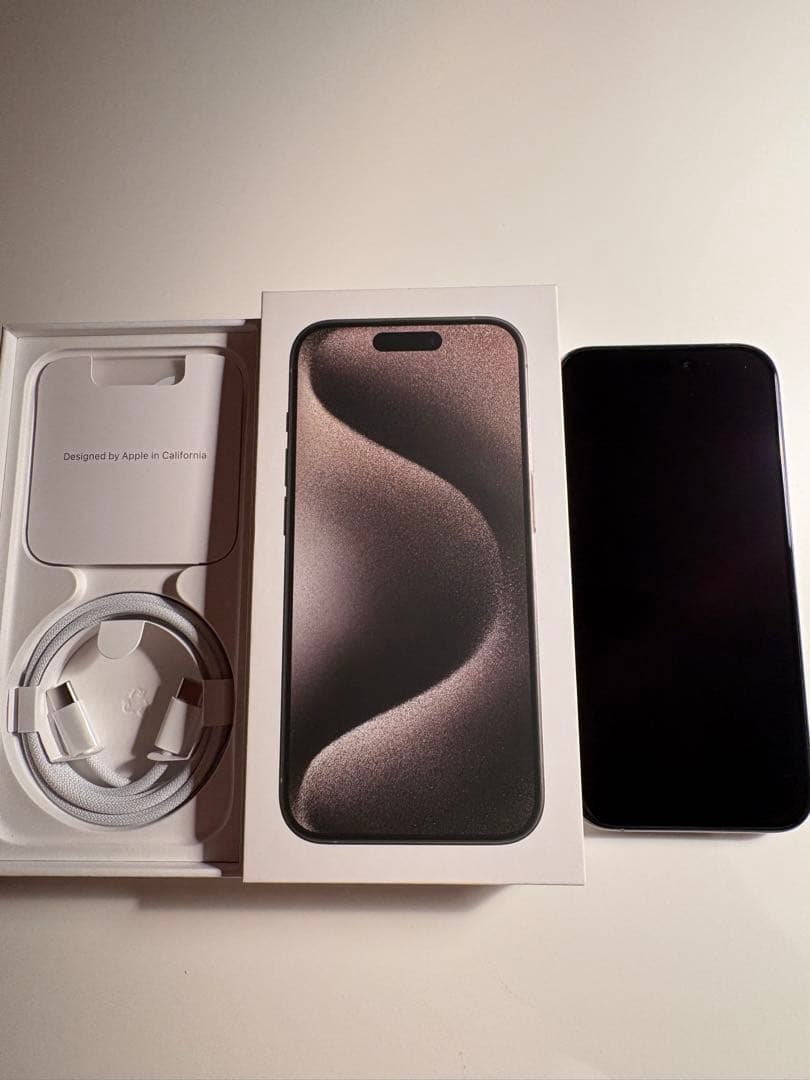 iPhone 15 Pro 128GB ナチュラルチタニウム 本体