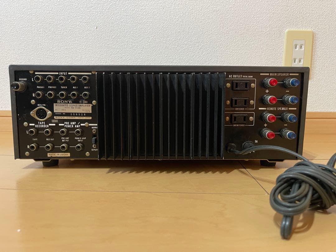 SONY ソニー　プリメインアンプ　ta1130a