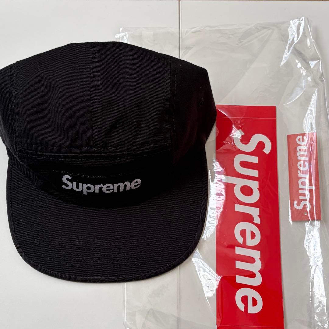 supreme Washed Chino Twill Camp Cap キャップ
