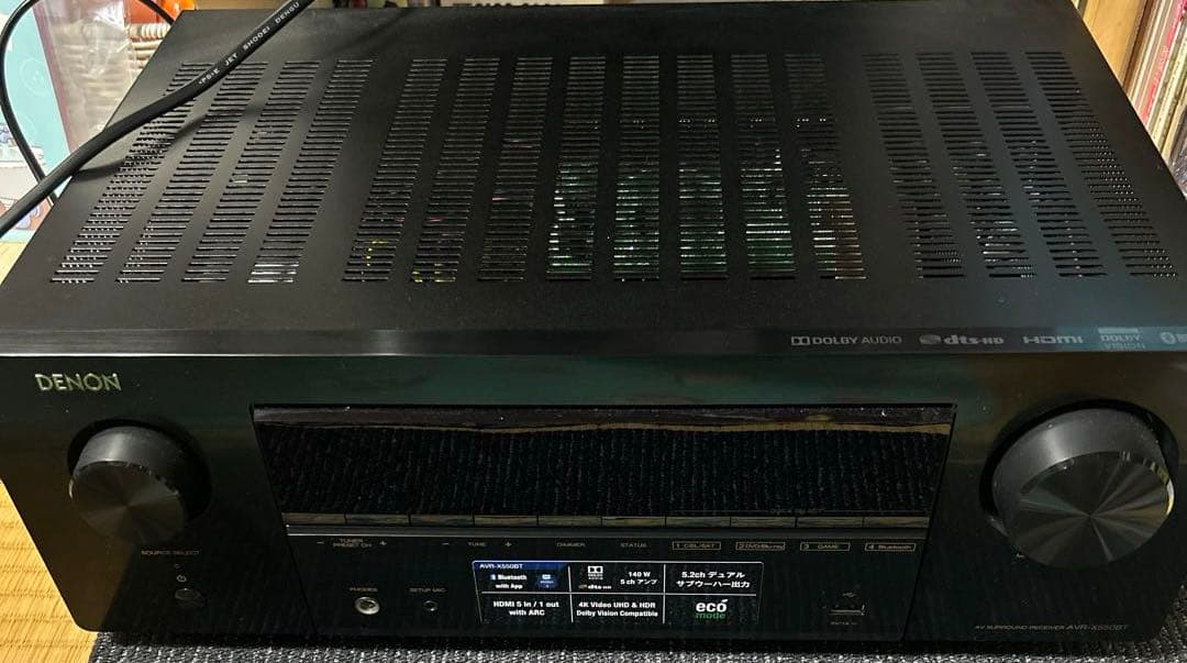 DENON AVR-X550BT 5.2ch AVアンプ(送料込)