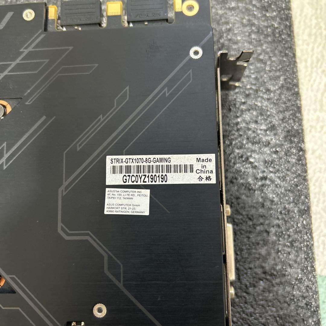 グラフィックボード・グラボ・ビデオカード STRIX GTX1070 8G GAMING