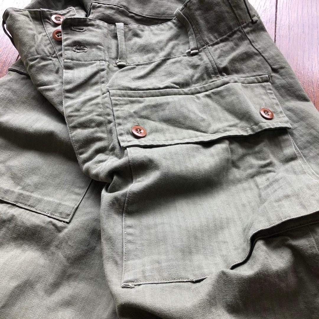オランダ海軍 HBT カーゴパンツ 40-50s