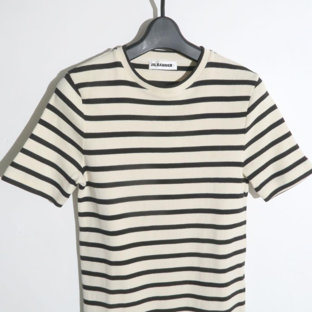 JIL SANDER+ ボーダークルーネック Tシャツ ジルサンダープラス
