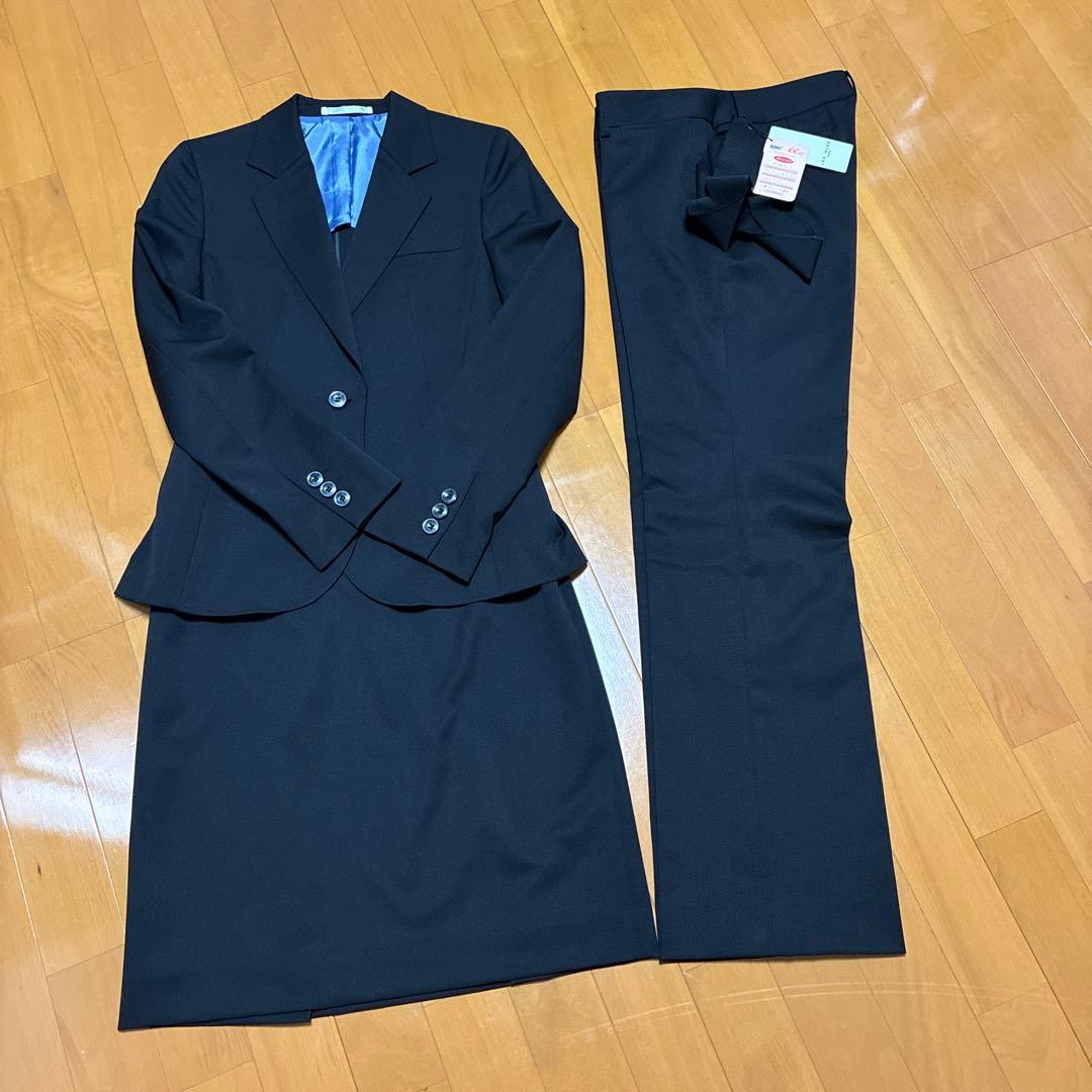 試着のみ！AOKI アオキ　Les Mues レディーススーツ三点セットMサイズ