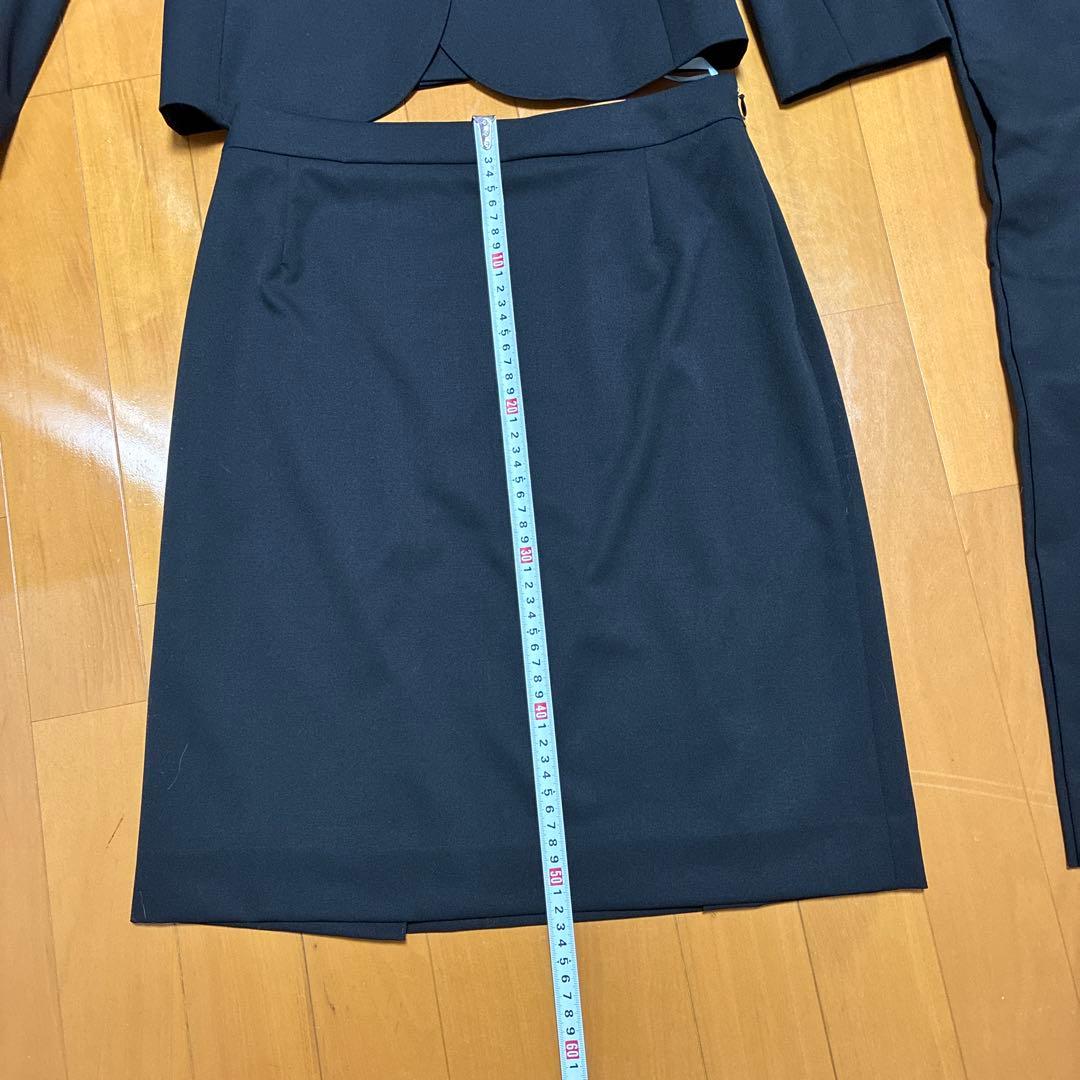 試着のみ！AOKI アオキ　Les Mues レディーススーツ三点セットMサイズ