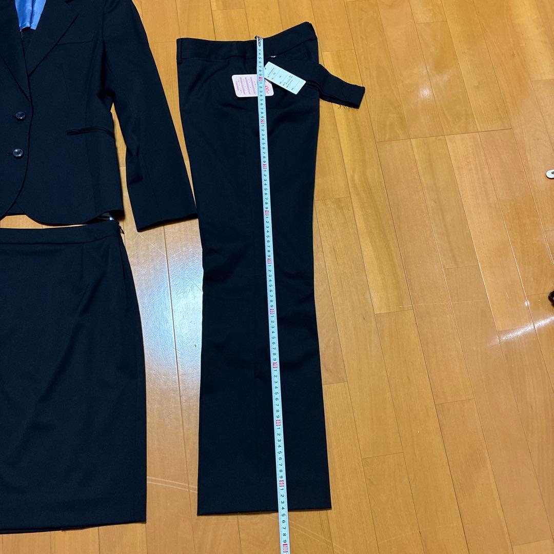 試着のみ！AOKI アオキ　Les Mues レディーススーツ三点セットMサイズ