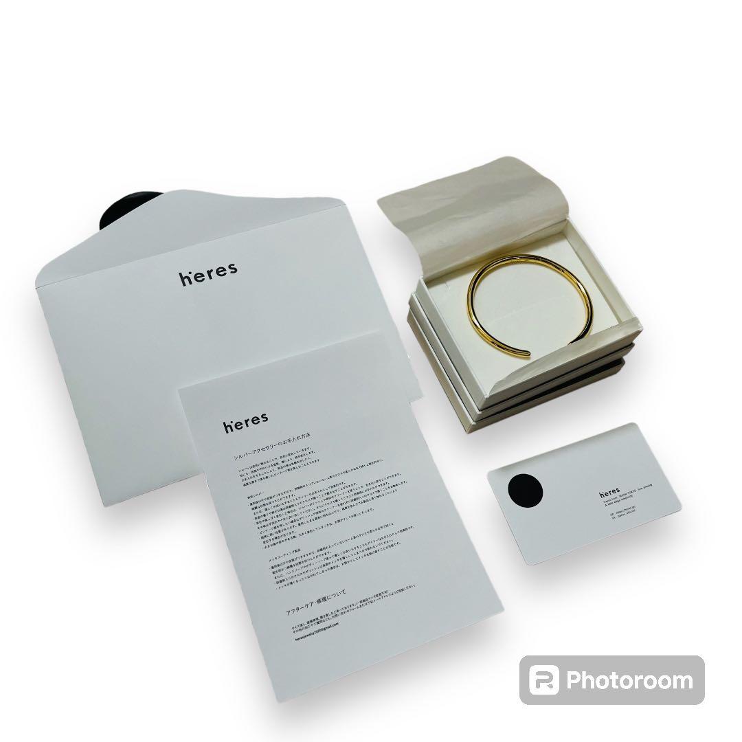 (完売品) ICE BANGLE 101 GOLD heres 新品未使用