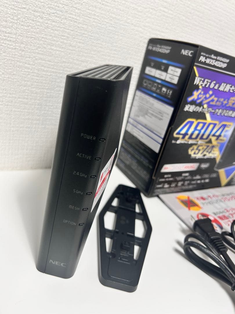 NEC 無線ルータ PA-WX5400HP ブラック