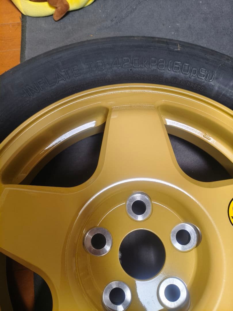 未使用30系 アルファード/ヴェルファイア純正T155/80D17 スペアタイヤ