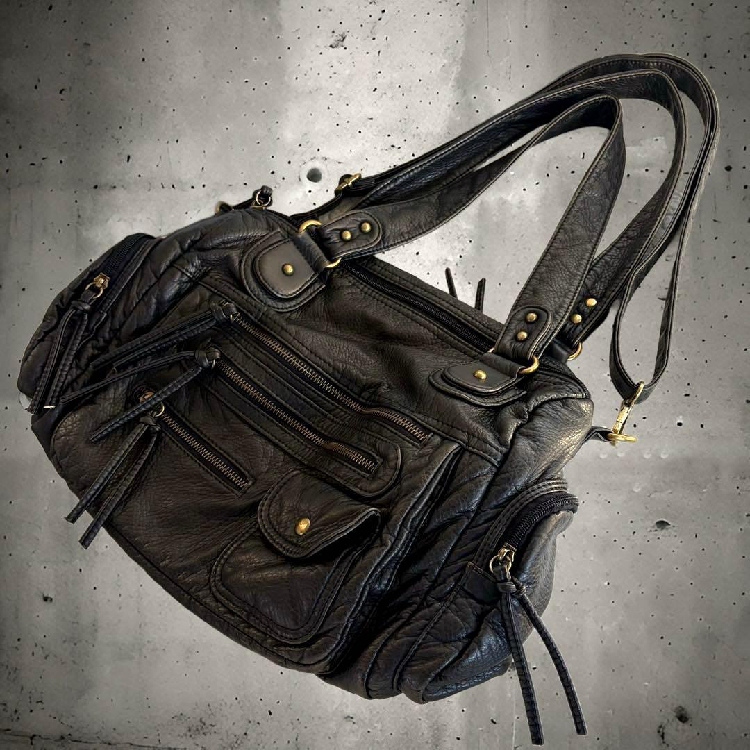 00s archive 2way shoulderbag city y2k 美品