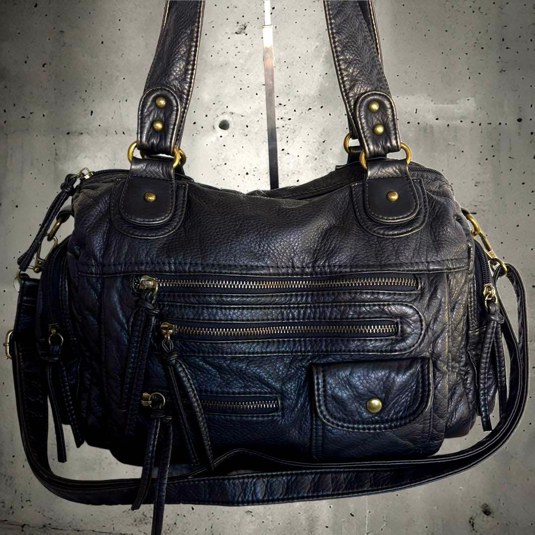 00s archive 2way shoulderbag city y2k 美品