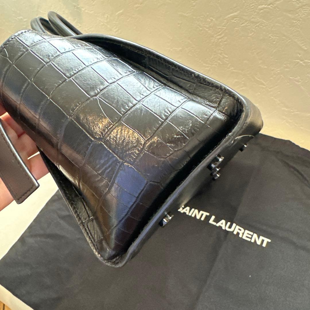 サンローラン ダウンタウンカバス YSLバッグ（スモール／ブラック）