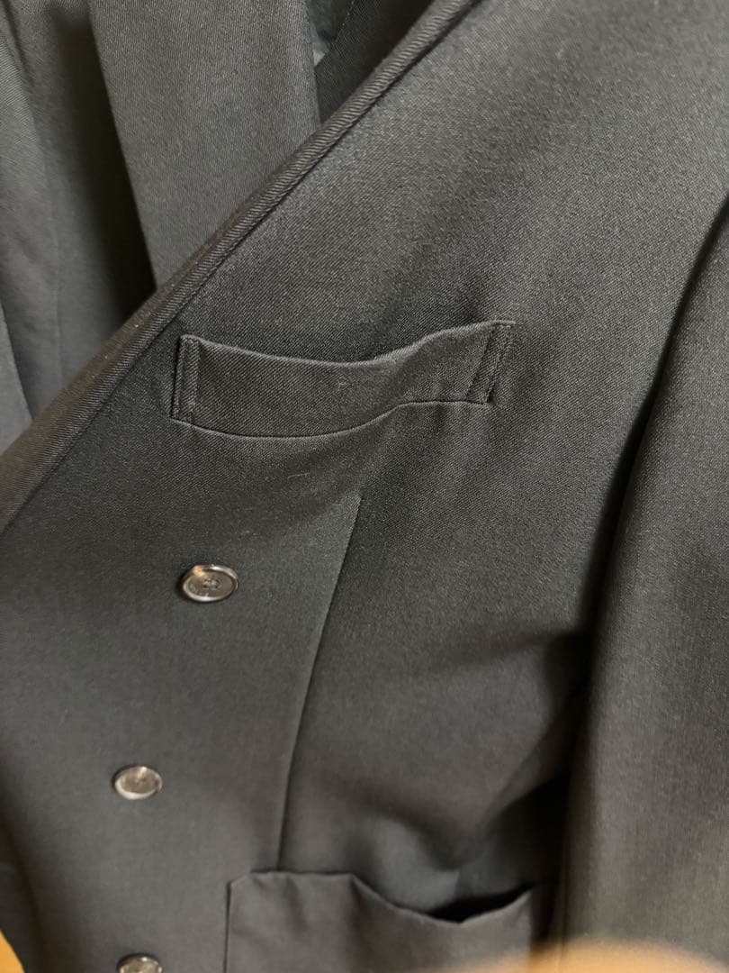 【美品】CABaN ライトウールギャバジン ダブルブレストジャケット