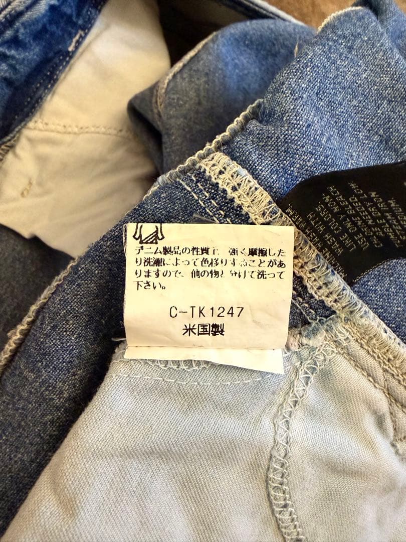 90s RRL DoubleRL 三つ星タグ デニムカーゴパンツ W32