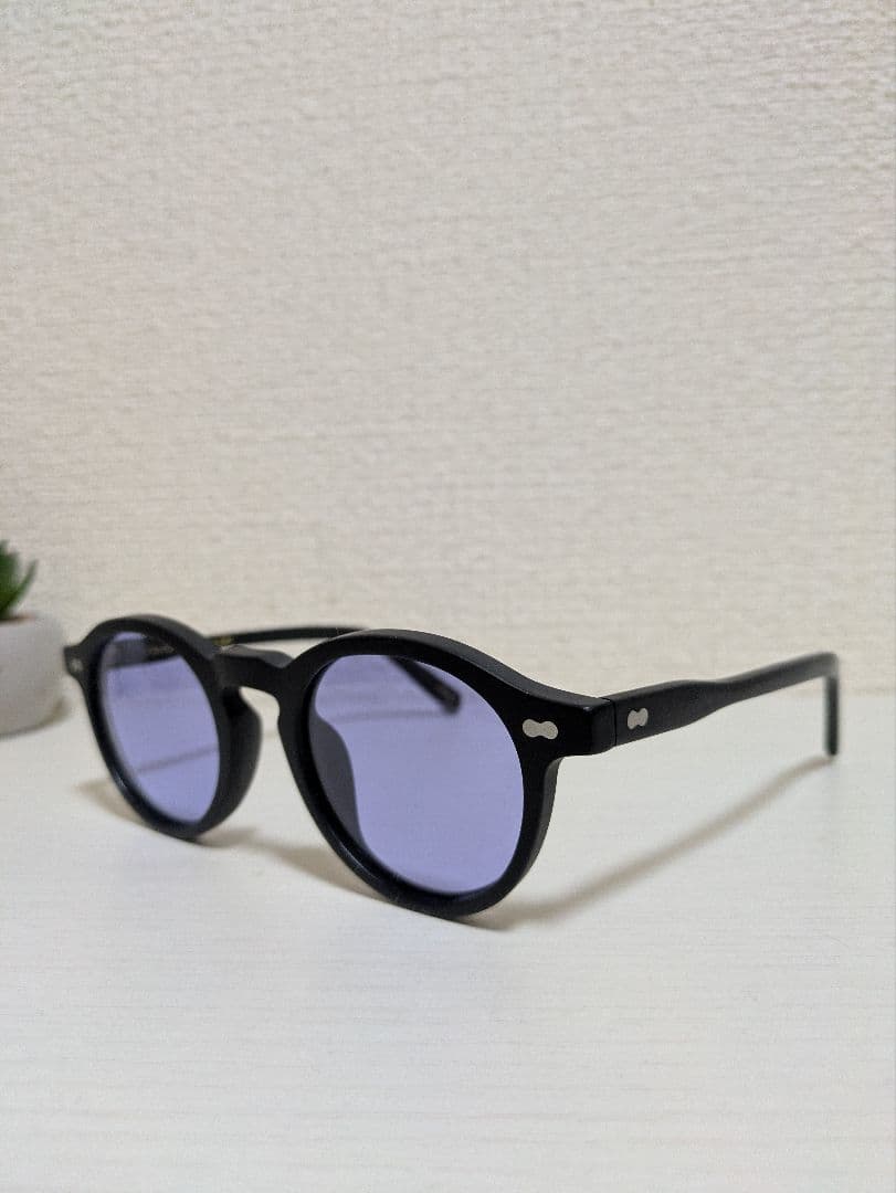 新品未使用 MOSCOT MILTZEN サングラス ブラック×バイオレット