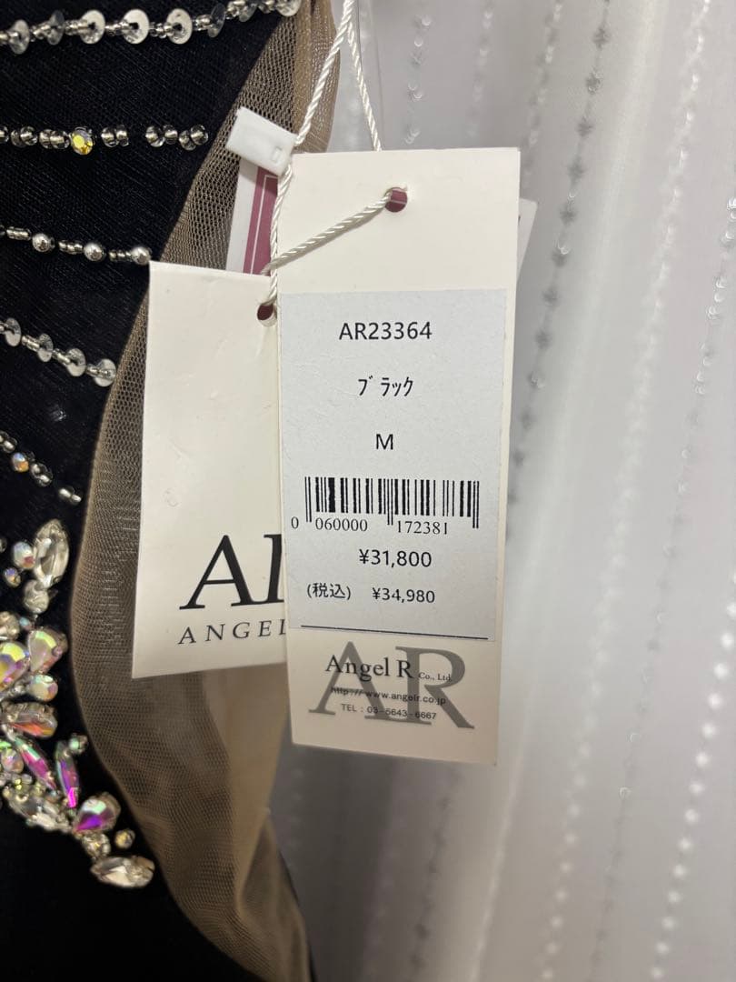 新品タグ付き ANGEL R ブラック Mサイズ sugar キャバドレス