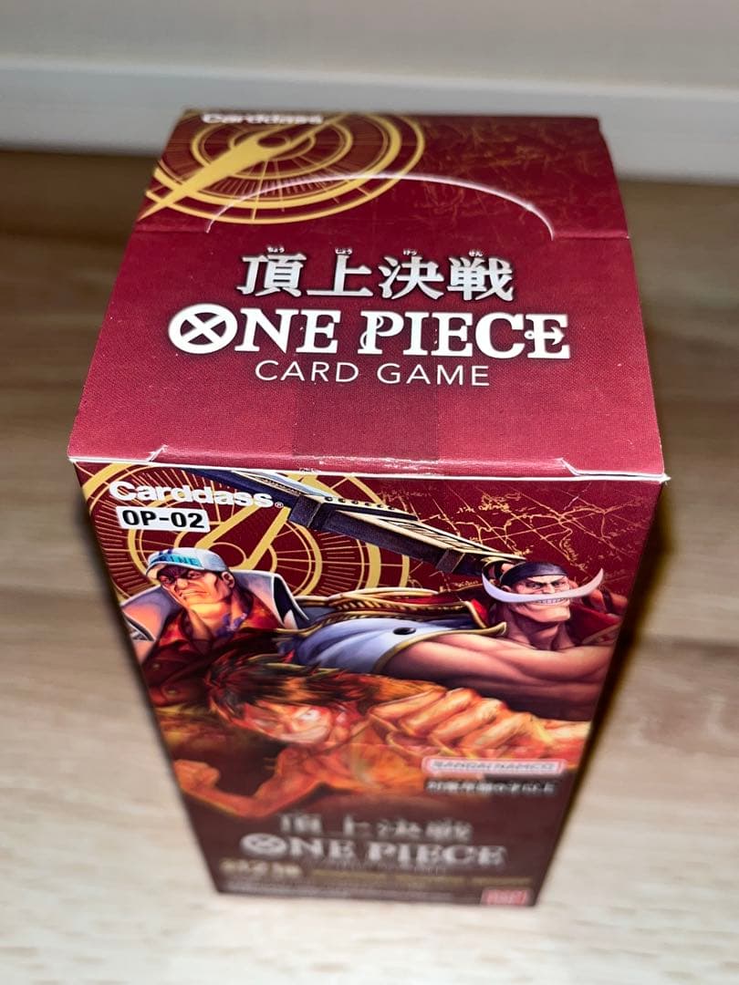 【新品未開封】ワンピースカードゲーム 頂上決戦BOX テープカット