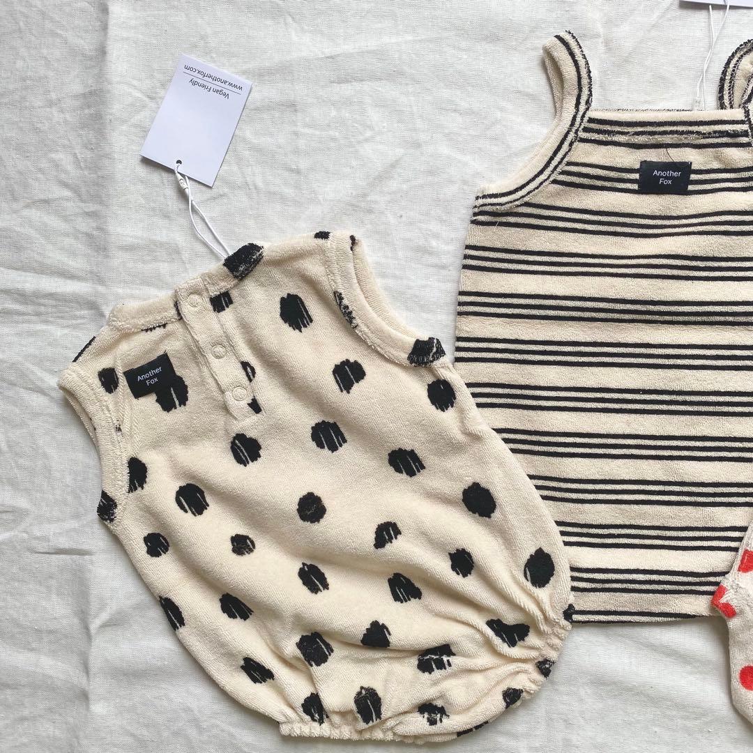 Another fox 0-3m 3点 60 ロンパース