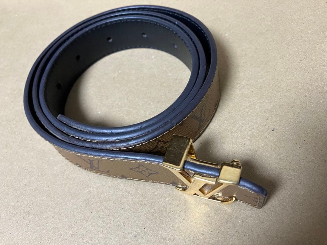 ルイヴィトン　ベルト　モノグラム・リバースサンチュール　サイズ80M0296