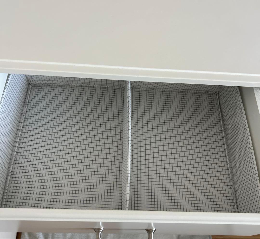 【送料込み】IKEA イケア ティッセダール 白 チェスト　インナーボックス付き