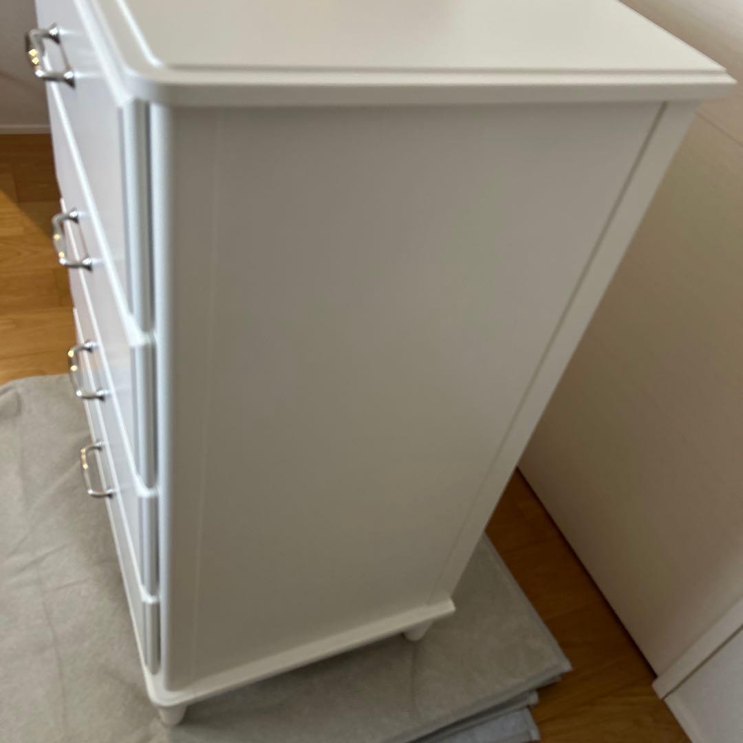 【送料込み】IKEA イケア ティッセダール 白 チェスト　インナーボックス付き