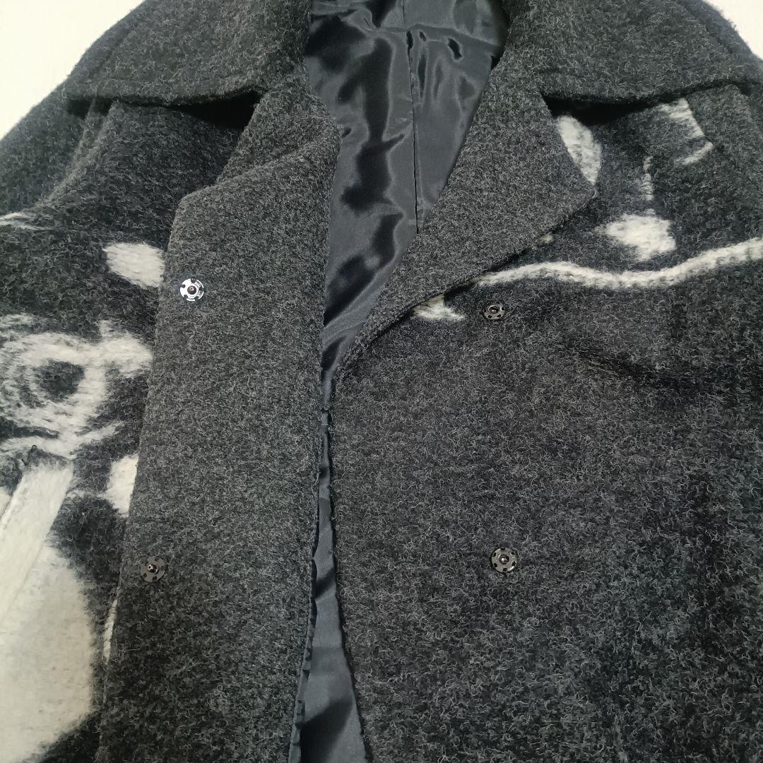 ジェニーギャルソン ウール 立体 コート ジャケット 三星ドレス