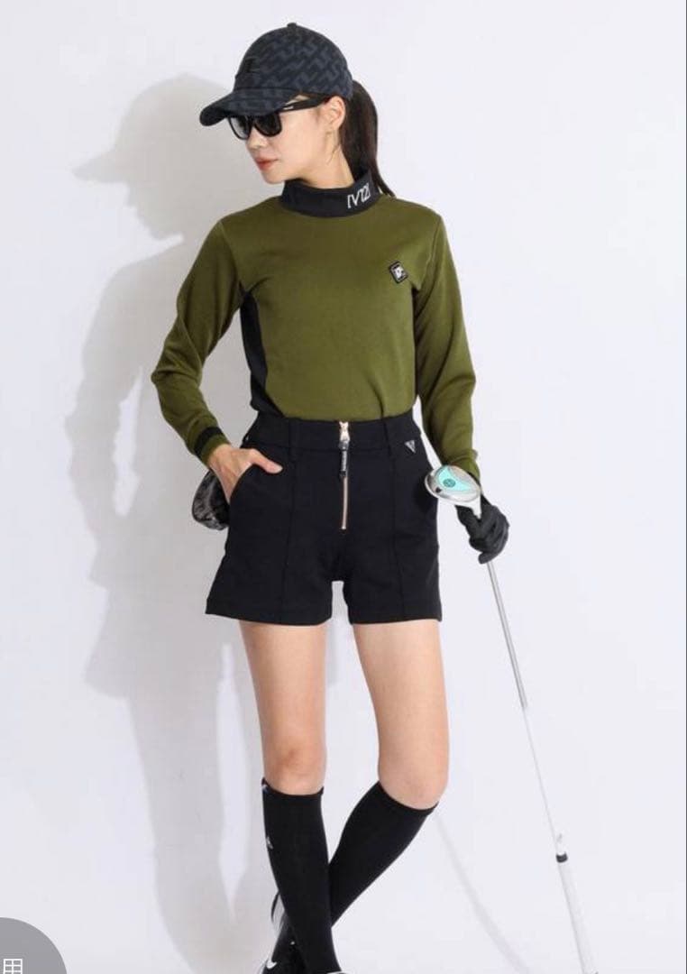 MARK&LONA ブラックショートパンツ 38(M)