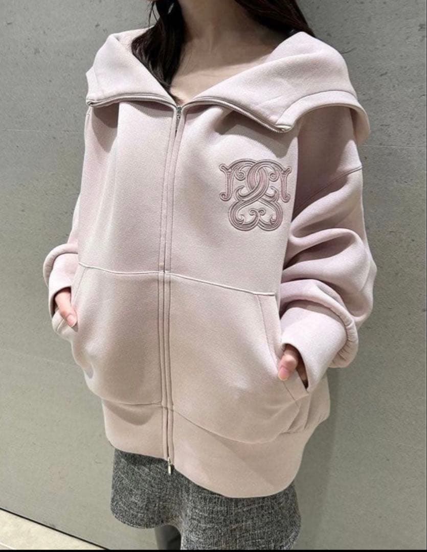 snidel ボリュームパーカー ピンク