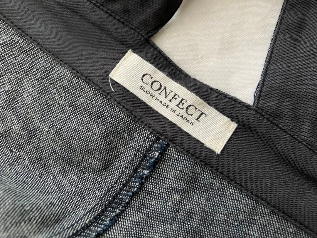 【SALE】ネストローブconfect コットンリネンサルベージ　サロペット