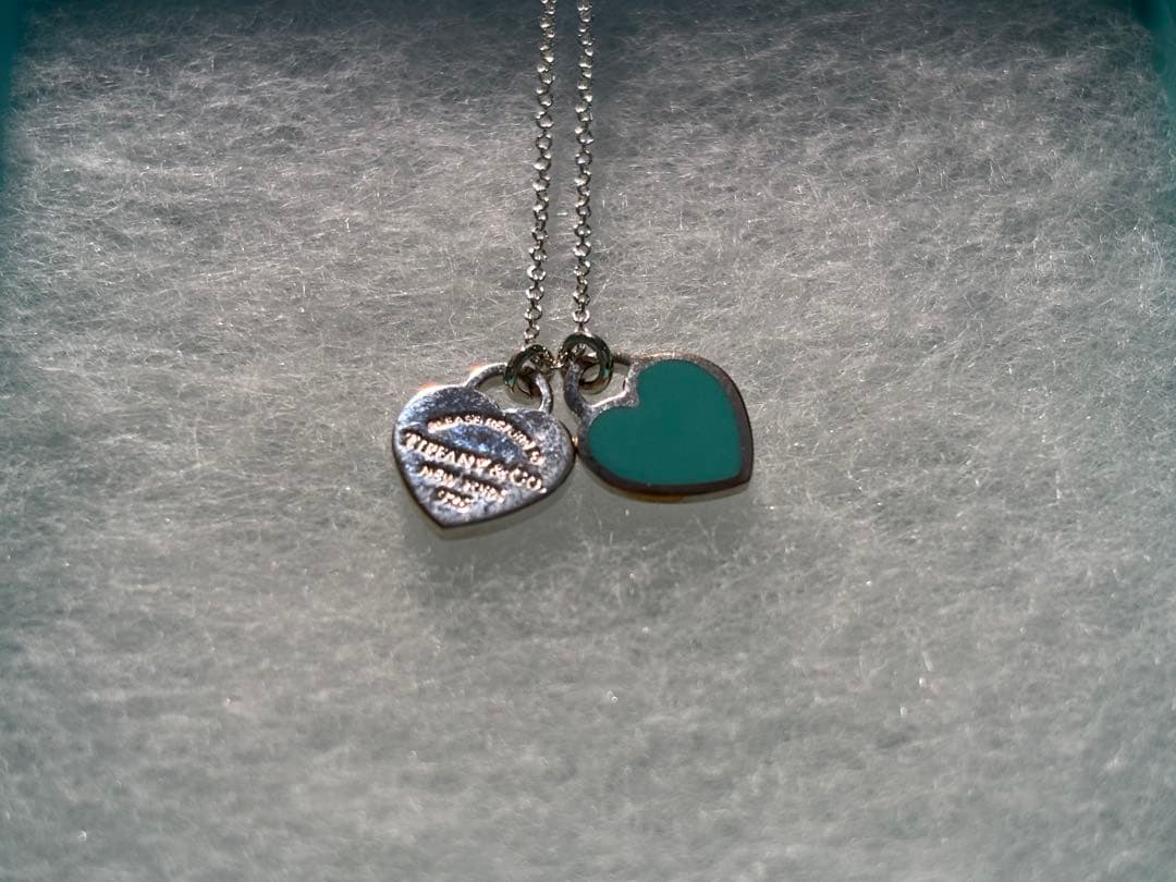 Tiffany リターントゥ ダブルハート ネックレス シルバー